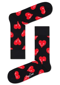 Smiling Heart Sock